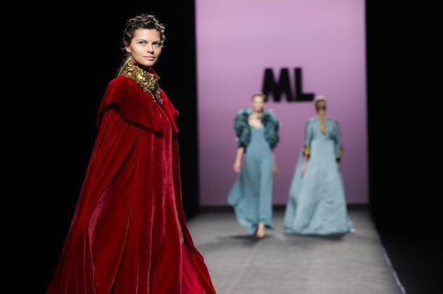 Models bei der Marcos Luengo Fashion Show auf der Mercedes-Benz Fashion Week Madrid Autumn Winter 2017. Madrid, 19.02.2017 Marcos Luengo Models  Foto:xDyDxFotografosx xFuturexImage
