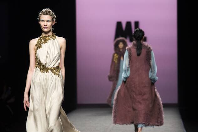 Models bei der Marcos Luengo Fashion Show auf der Mercedes-Benz Fashion Week Madrid Autumn Winter 2017. Madrid, 19.02.2017 Marcos Luengo Models  Foto:xDyDxFotografosx xFuturexImage