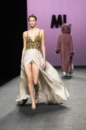 Models bei der Marcos Luengo Fashion Show auf der Mercedes-Benz Fashion Week Madrid Autumn Winter 2017. Madrid, 19.02.2017 Marcos Luengo Models  Foto:xDyDxFotografosx xFuturexImage