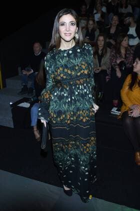 Espido Freire en el front row del Desfile de Ailanto en la Mercedes Benz Fashion Week Madrid 2017. 588 Diego Puerta Cordon Press Espido Freire at the front row of Ailanto fashion show at Mercedes Benz Fashion Week Madrid 2017. Cordon Press  DiegoxPuerta
