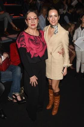 Luisa Gabasa y Ana Turpin en el front row del Desfile de Ulises Merida en la Mercedes Benz Fashion Week Madrid 2017. 588 DiegoxPuerta Cordon Press Luisa Gabasa and Ana Turpin at the front row of Ulises Merida fashion show at Mercedes Benz Fashion Week Madrid 2017. Cordon Press  DiegoxPuerta