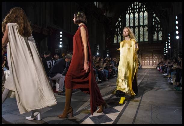 . 19 02 2017. London, United Kingdom. Models walk the catwalk at the Toga show on day 3 of London Fashion Week 2017 at The Guildhall, London, UK.  xBenxStevensx xi-Imagesx IIM-14433-0019