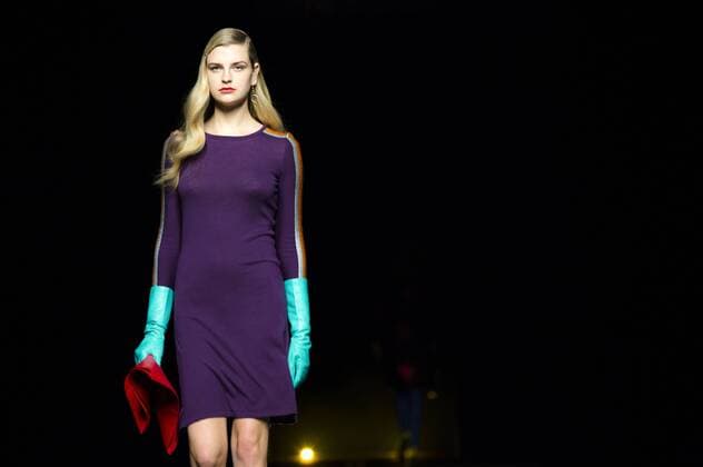 Model bei der Moises Nieto Fashion Show auf der Mercedes-Benz Fashion Week Madrid Autumn Winter 2017. Madrid, 18.02.2017 Moises Nieto Model  Foto:xDyDxFotografosx xFuturexImage