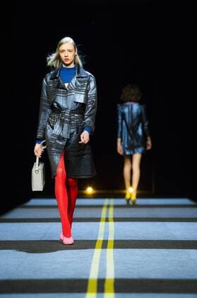 Models bei der Moises Nieto Fashion Show auf der Mercedes-Benz Fashion Week Madrid Autumn Winter 2017. Madrid, 18.02.2017 Moises Nieto Models  Foto:xDyDxFotografosx xFuturexImage