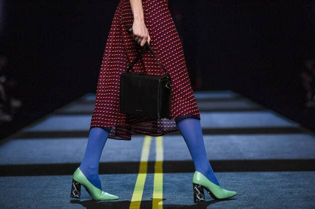 Model bei der Moises Nieto Fashion Show auf der Mercedes-Benz Fashion Week Madrid Autumn Winter 2017. Madrid, 18.02.2017 Moises Nieto Model  Foto:xDyDxFotografosx xFuturexImage