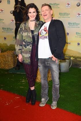 Maxine Kazis, Peter Plate Weltpremiere des Kinofilms Bibi & Tina - Tohuwabohu Total (Bibi und Tina 4) im Kino in der Kulturbrauerei in Berlin am 19.02.2017