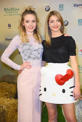 Lina Larissa Strahl, Lisa-Marie Koroll Weltpremiere des Kinofilms Bibi & Tina - Tohuwabohu Total (Bibi und Tina 4) im Kino in der Kulturbrauerei in Berlin am 19.02.2017