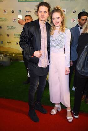 Lina Larissa Strahl mit Freund Tilman Pörzgen Weltpremiere des Kinofilms Bibi & Tina - Tohuwabohu Total (Bibi und Tina 4) im Kino in der Kulturbrauerei in Berlin am 19.02.2017