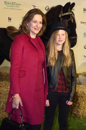 Martina Gedeck mit Nichte Paula bei der Premiere des Kinofilms Bibi & Tina - Tohuwabohu Total im Cinestar Kulturbrauerei. Berlin, 19.02.2017 Foto:xF.xKernx xFuturexImage