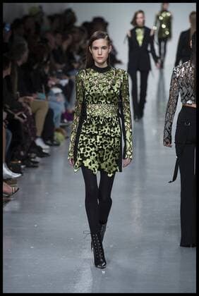 . 19 02 2017. London, United Kingdom. Models walk the catwalk at the David Koma show on day 3 of London Fashion Week 2017 at 180 The Strand, London, UK.  xBenxStevensx xi-Imagesx IIM-14435-0027