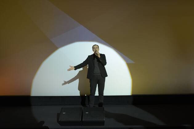 Moderator Knut Elstermann während der Verleihung des Panorama Publikumspreises anlässlich der 67. Berlinale 67. Internationale Filmfestspiele Berlin