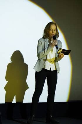 Patricia Schlesinger (Intendantin Rundfunk Berlin Brandenburg, rbb) während der Verleihung des Panorama Publikumspreises anlässlich der 67. Berlinale 67. Internationale Filmfestspiele Berlin