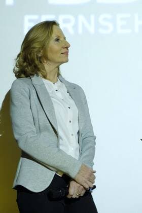 Patricia Schlesinger (Intendantin Rundfunk Berlin Brandenburg, rbb) während der Verleihung des Panorama Publikumspreises anlässlich der 67. Berlinale 67. Internationale Filmfestspiele Berlin