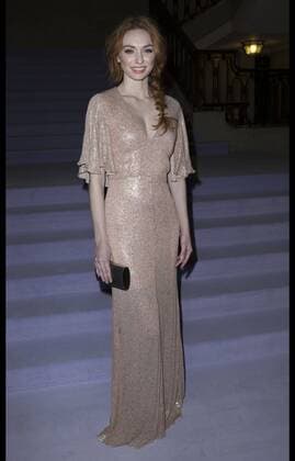 . 19 02 2017. London, United Kingdom. Eleanor Tomlinson at the Temperley London show on the third day of London Fashion Week for Autumn Winter 2017.  xStephenxLockx xi-Imagesx IIM-14436-0001