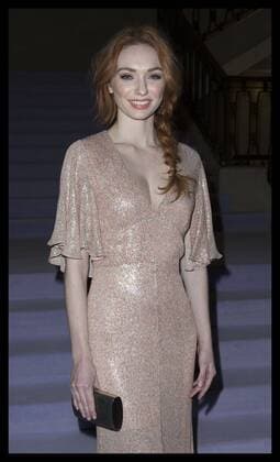 . 19 02 2017. London, United Kingdom. Eleanor Tomlinson at the Temperley London show on the third day of London Fashion Week for Autumn Winter 2017.  xStephenxLockx xi-Imagesx IIM-14436-0002