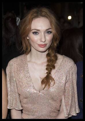 . 19 02 2017. London, United Kingdom. Eleanor Tomlinson at the Temperley London show on the third day of London Fashion Week for Autumn Winter 2017.  xStephenxLockx xi-Imagesx IIM-14436-0007