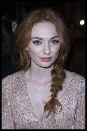 . 19 02 2017. London, United Kingdom. Eleanor Tomlinson at the Temperley London show on the third day of London Fashion Week for Autumn Winter 2017.  xStephenxLockx xi-Imagesx IIM-14436-0008