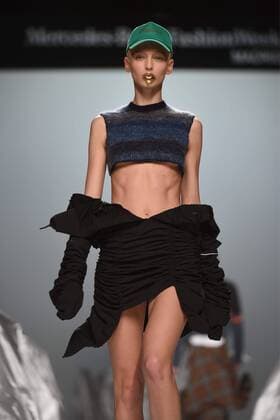 Madrid Fashion Week - Maria Ke Fisherman Modenschau Desfile de Maria Ke Fisherman en la Mercedes Benz Fashion Week Madrid 2017. 588 DiegoxPuerta Cordon Press Maria Ke Fisherman fashion show at Mercedes Benz Fashion Week Madrid 2017. Cordon Press  DiegoxPuerta