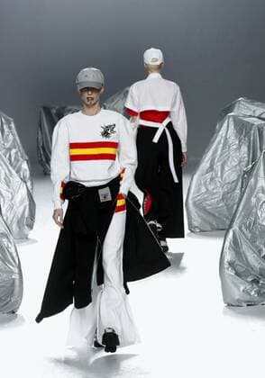 Madrid Fashion Week - Maria Ke Fisherman Modenschau Models take to the catwalk presenting designs by Maria Ke Fisherman for its Fall Winter 2017 collection during the Mercedes-Benz Fashion Week Madrid (MBFWM), in Madrid, Spain, 19 February 2017. The fall winter 2017 18 collections are presented from 16 to 21 February. Malne - Runway - Mercedes-Benz Fashion Week Madrid F W 2017 18 !ACHTUNG: NUR REDAKTIONELLE NUTZUNG!  Copyright: xZIPIx GRA376 20170219-636231331999781827