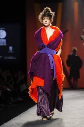 Madrid Fashion Week - Ulises Merida Modenschau Model bei der Ulises Merida Fashion Show auf der Mercedes-Benz Fashion Week Madrid Autumn Winter 2017. Madrid, 19.02.2017 Ulises Merida Model  Foto:xDyDxFotografosx xFuturexImage