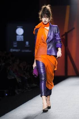 Madrid Fashion Week - Ulises Merida Modenschau Model bei der Ulises Merida Fashion Show auf der Mercedes-Benz Fashion Week Madrid Autumn Winter 2017. Madrid, 19.02.2017 Ulises Merida Model  Foto:xDyDxFotografosx xFuturexImage