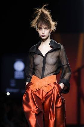 Madrid Fashion Week - Ulises Merida Modenschau Model bei der Ulises Merida Fashion Show auf der Mercedes-Benz Fashion Week Madrid Autumn Winter 2017. Madrid, 19.02.2017 Ulises Merida Model  Foto:xDyDxFotografosx xFuturexImage
