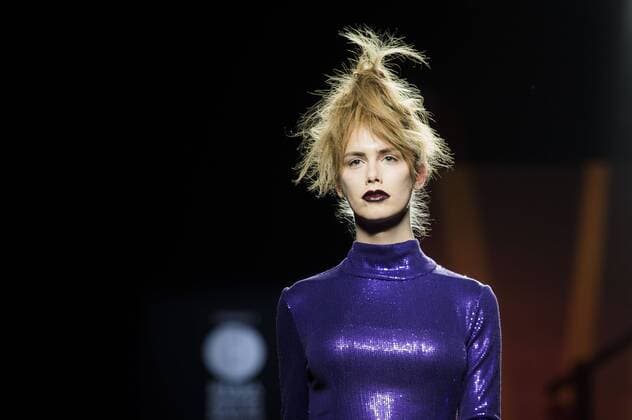 Madrid Fashion Week - Ulises Merida Modenschau Model bei der Ulises Merida Fashion Show auf der Mercedes-Benz Fashion Week Madrid Autumn Winter 2017. Madrid, 19.02.2017 Ulises Merida Model  Foto:xDyDxFotografosx xFuturexImage