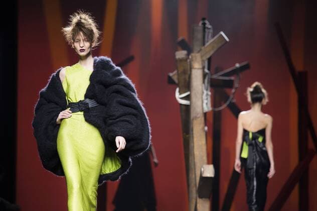 Madrid Fashion Week - Ulises Merida Modenschau Model bei der Ulises Merida Fashion Show auf der Mercedes-Benz Fashion Week Madrid Autumn Winter 2017. Madrid, 19.02.2017 Ulises Merida Model  Foto:xDyDxFotografosx xFuturexImage