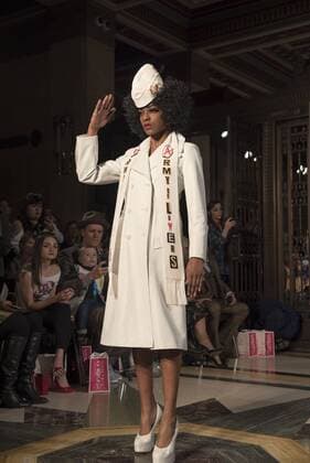 United Kingdom: London Fashion Week Pam Hogg Fashion Show Pam Hogg s fashion show AW17 at London Fashion Scout. Pam Hogg is an iconic British fashion designer, in the fashion since the early 80s.  AlbertoxPezzali