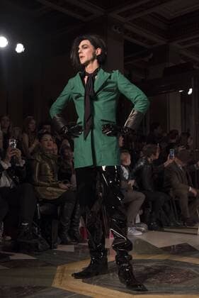 United Kingdom: London Fashion Week Pam Hogg Fashion Show Pam Hogg s fashion show AW17 at London Fashion Scout. Pam Hogg is an iconic British fashion designer, in the fashion since the early 80s.  AlbertoxPezzali