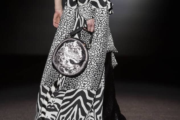Model bei der Malne Fashion Show auf der Mercedes-Benz Fashion Week Madrid Autumn Winter 2017. Madrid, 19.02.2017 Malne Model  Foto:xDyDxFotografosx xFuturexImage