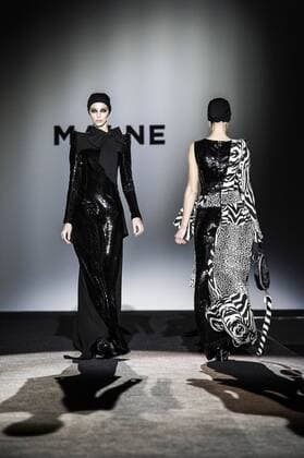 Models bei der Malne Fashion Show auf der Mercedes-Benz Fashion Week Madrid Autumn Winter 2017. Madrid, 19.02.2017 Malne Models  Foto:xDyDxFotografosx xFuturexImage