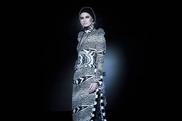 Model bei der Malne Fashion Show auf der Mercedes-Benz Fashion Week Madrid Autumn Winter 2017. Madrid, 19.02.2017 Malne Model  Foto:xDyDxFotografosx xFuturexImage
