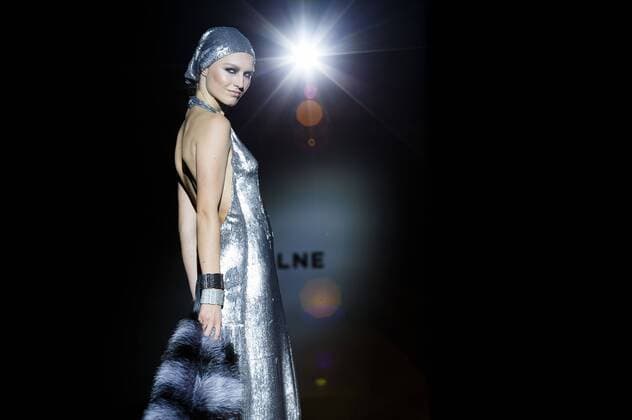 Model bei der Malne Fashion Show auf der Mercedes-Benz Fashion Week Madrid Autumn Winter 2017. Madrid, 19.02.2017 Malne Model  Foto:xDyDxFotografosx xFuturexImage