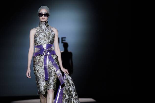 Model bei der Malne Fashion Show auf der Mercedes-Benz Fashion Week Madrid Autumn Winter 2017. Madrid, 19.02.2017 Malne Model  Foto:xDyDxFotografosx xFuturexImage