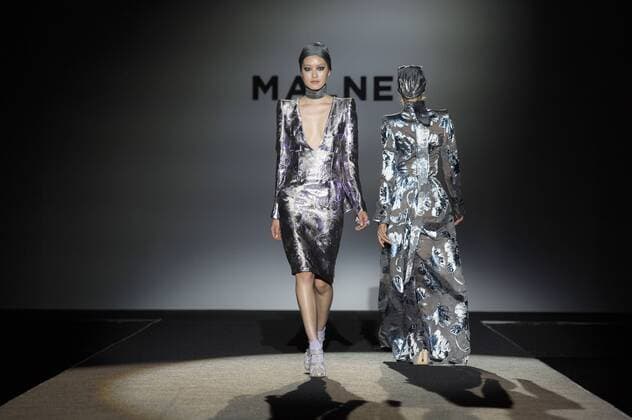 Model bei der Malne Fashion Show auf der Mercedes-Benz Fashion Week Madrid Autumn Winter 2017. Madrid, 19.02.2017 Malne Model  Foto:xDyDxFotografosx xFuturexImage
