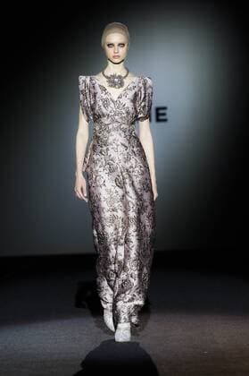 Model bei der Malne Fashion Show auf der Mercedes-Benz Fashion Week Madrid Autumn Winter 2017. Madrid, 19.02.2017 Malne Model  Foto:xDyDxFotografosx xFuturexImage