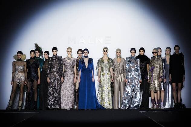 Models bei der Malne Fashion Show auf der Mercedes-Benz Fashion Week Madrid Autumn Winter 2017. Madrid, 19.02.2017 Malne Models  Foto:xDyDxFotografosx xFuturexImage