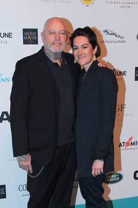 Patrik Muff mit Ehefrau Bele Muff, Inhorgenta Award 2017 im Postpalast in Muenchen am 19.02.2017
