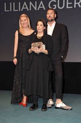 Julia Katharina Hettich, Liliana Guerreiro und Michael Michalsky bei der Verleihung des Inhorgenta Award 2017 im Postpalast. München, 19.02.2017 Foto:xP.xSchönbergerx xFuturexImage