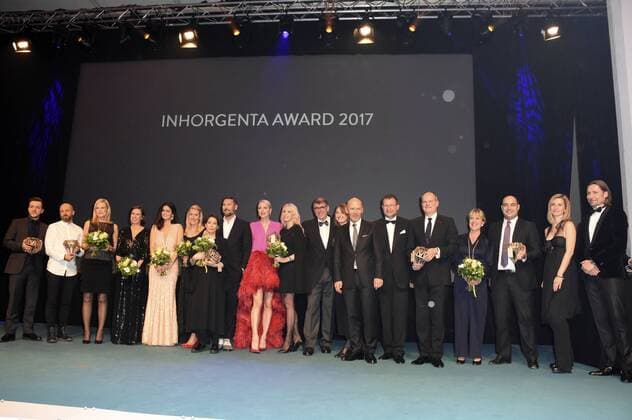 Preisträger und Jury bei der Verleihung des Inhorgenta Award 2017 im Postpalast. München, 19.02.2017 Foto:xP.xSchönbergerx xFuturexImage