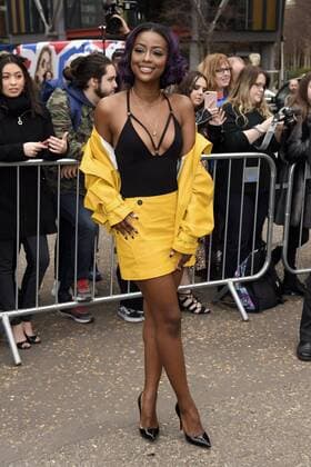 Justine Skye bei der Topshop Unique AW17 Fashion Show auf der London Fashion Week AW17 in der Tate Modern. London, 19.02.2017 Justine Skye  Foto:xS.xVasx xFuturexImage