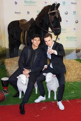 Emilio Sakraya und Louis Held - Premiere BIBI & TINA ? TOHUWABOHU TOTAL im Kino in der Kulturbrauerei in Berlin am 19.02.2017. Premiere BIBI & TINA TOHUWABOHU TOTAL
