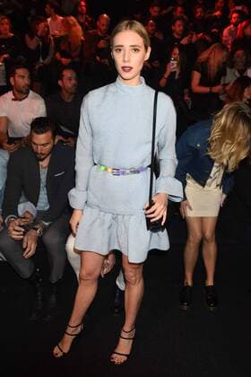 Lulu de Figueroa en el front row del desfile de The 2nd Skin Co. en la Mercedes Benz Fashion Week Madrid 2017. 588 Diego Puerta Cordon Press Luli de Figueroa at the front row of the The 2nd Skin Co. fashion show at Mercedes Benz Fashion Week Madrid 2017. Cordon Press  DiegoxPuerta