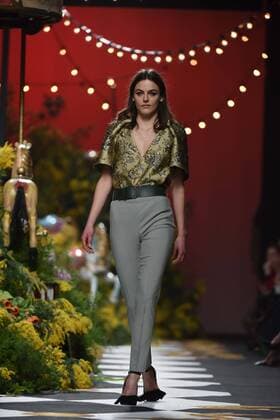 Jorge Vazquez fashion show at Mercedes Benz Fashion Week Madrid 2017.  DiegoxPuerta