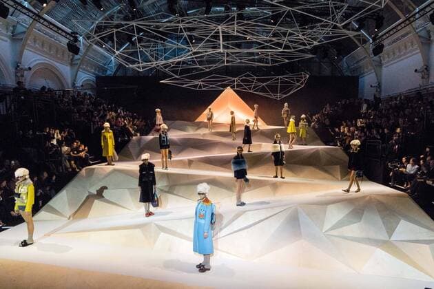 Anya Hindmarch catwalk show at Royal Horticultural Society Lindley Hall on Day 3 of London Fashion Week. FEBRUARY 19th 2017  GBLx17368