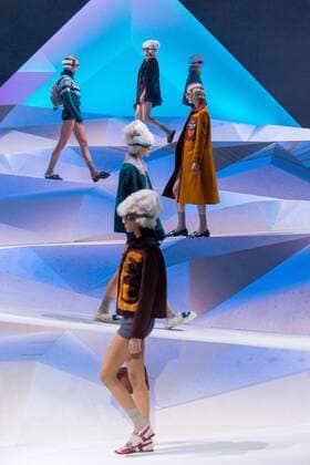 Anya Hindmarch catwalk show at Royal Horticultural Society Lindley Hall on Day 3 of London Fashion Week. FEBRUARY 19th 2017  GBLx17368