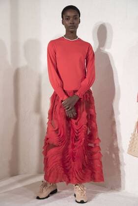 London Fashion Week: Shrimps presentation AW17 Shrimps presentation of the AW17 collection at London Fashion Week. Shrimps is a fashion label from the young London-based designer, Hannah Weiland, launched in 2013.  AlbertoxPezzali