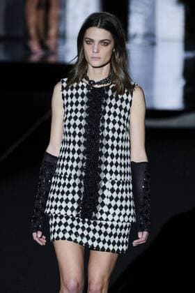 February 20, 2017 - Madrid, Spain - Model Marina Perez walks the runway at the DUYOS show during the Mercedes-Benz Madrid Fashion Week Autumn Winter 2017 2018 at IFEMA on February 20, 2017 in Madrid, Spain Madrid Spain  - ZUMAn230 20170220_zaa_n230_160 Copyright: xOscarxGonzalezx