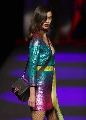A model takes to the catwalk with the desings for the 2017 2018 fall-winter collection s creation by Esther Noriega during a fashion show held as part of Mercedes Benz Fashion Week in Madrid, Spain, 20 February 2017. The Mercedes-Benz Fashion Week Madrid runs from 16 to 21 February. Mercedes Benz Fashion Week Madrid !ACHTUNG: NUR REDAKTIONELLE NUTZUNG!  Copyright: xJJxGUILLENx 20170220-636232217805420807